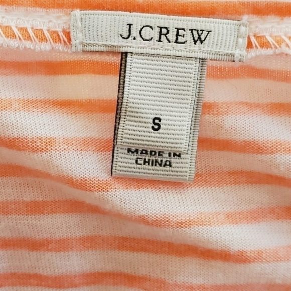 FINAL PRICE 🔥J.Crew long sleeve stripe t-shirt size S - Picture 4 of 10